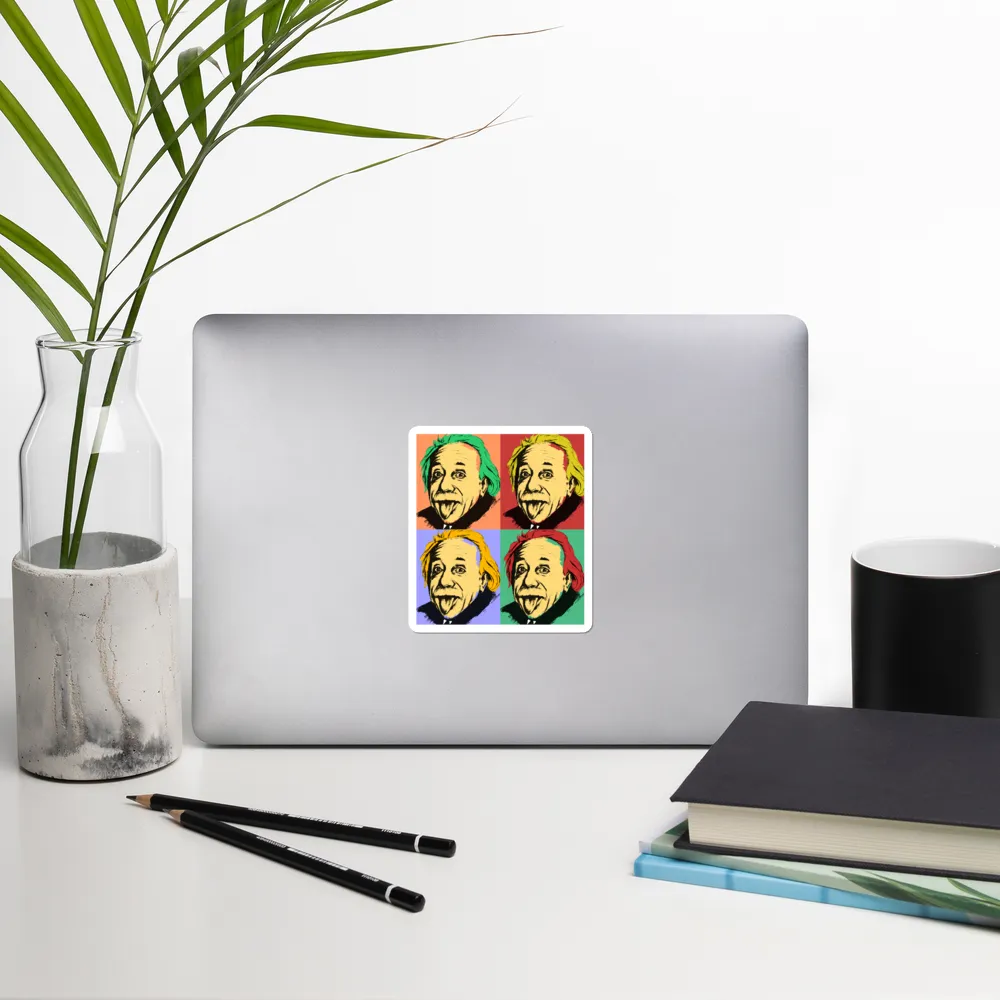 Einstein Bubble-free Stickers
