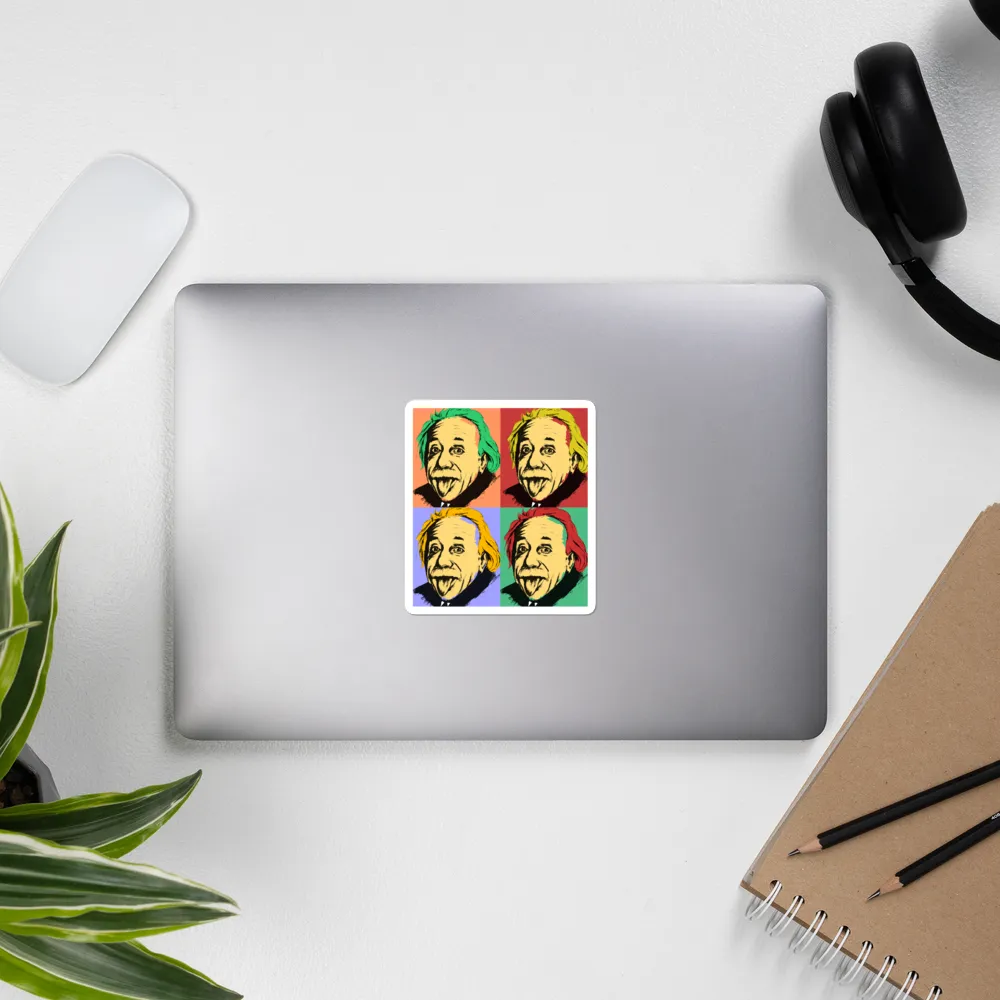 Einstein Bubble-free Stickers