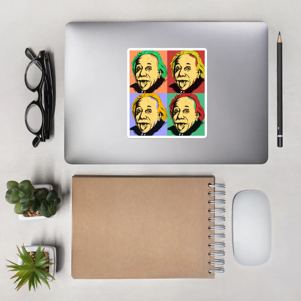 Einstein Bubble-free Stickers
