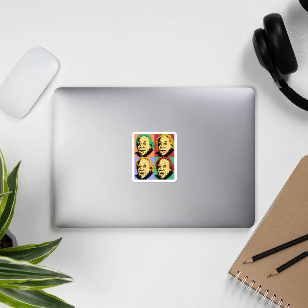 Einstein Bubble-free Stickers