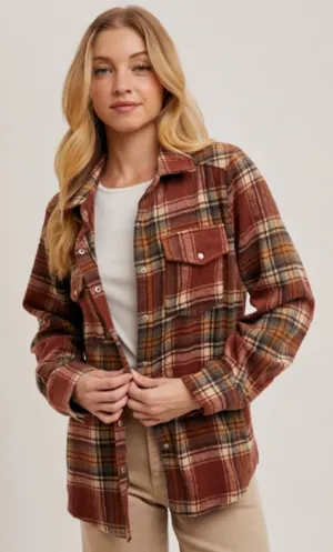 Elle Flannel Shacket