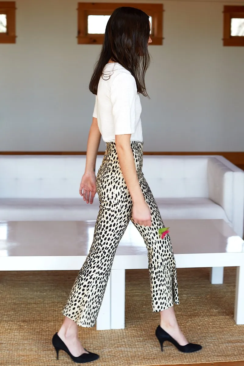 Emerson Fry Mid Century Pant in Leopard