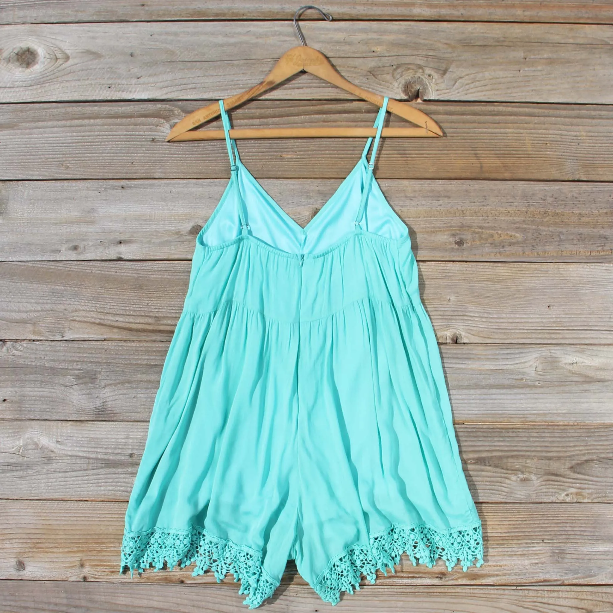 Fortune Teller Romper in Mint