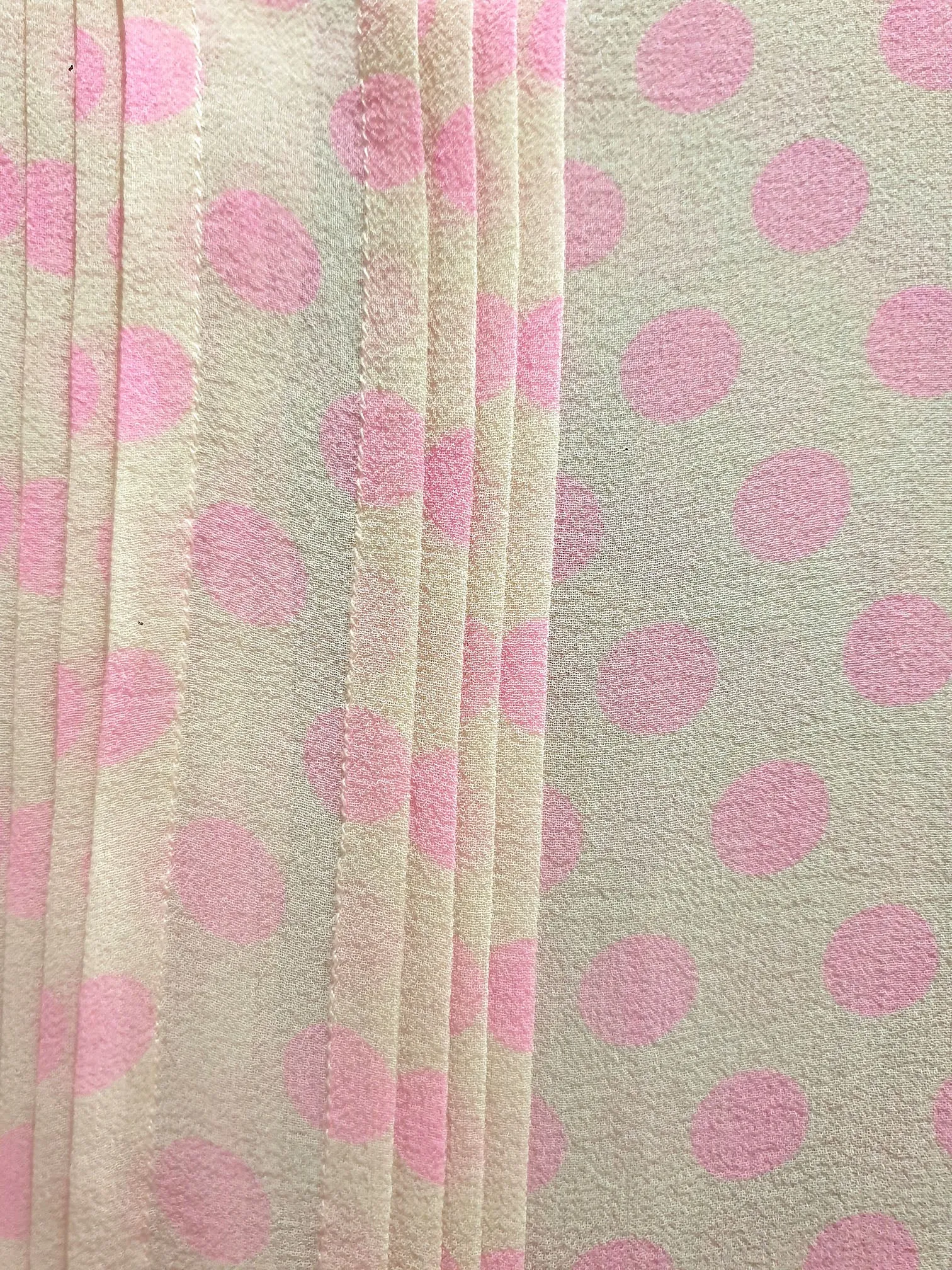 Gorman pink silk polka dot top size 10
