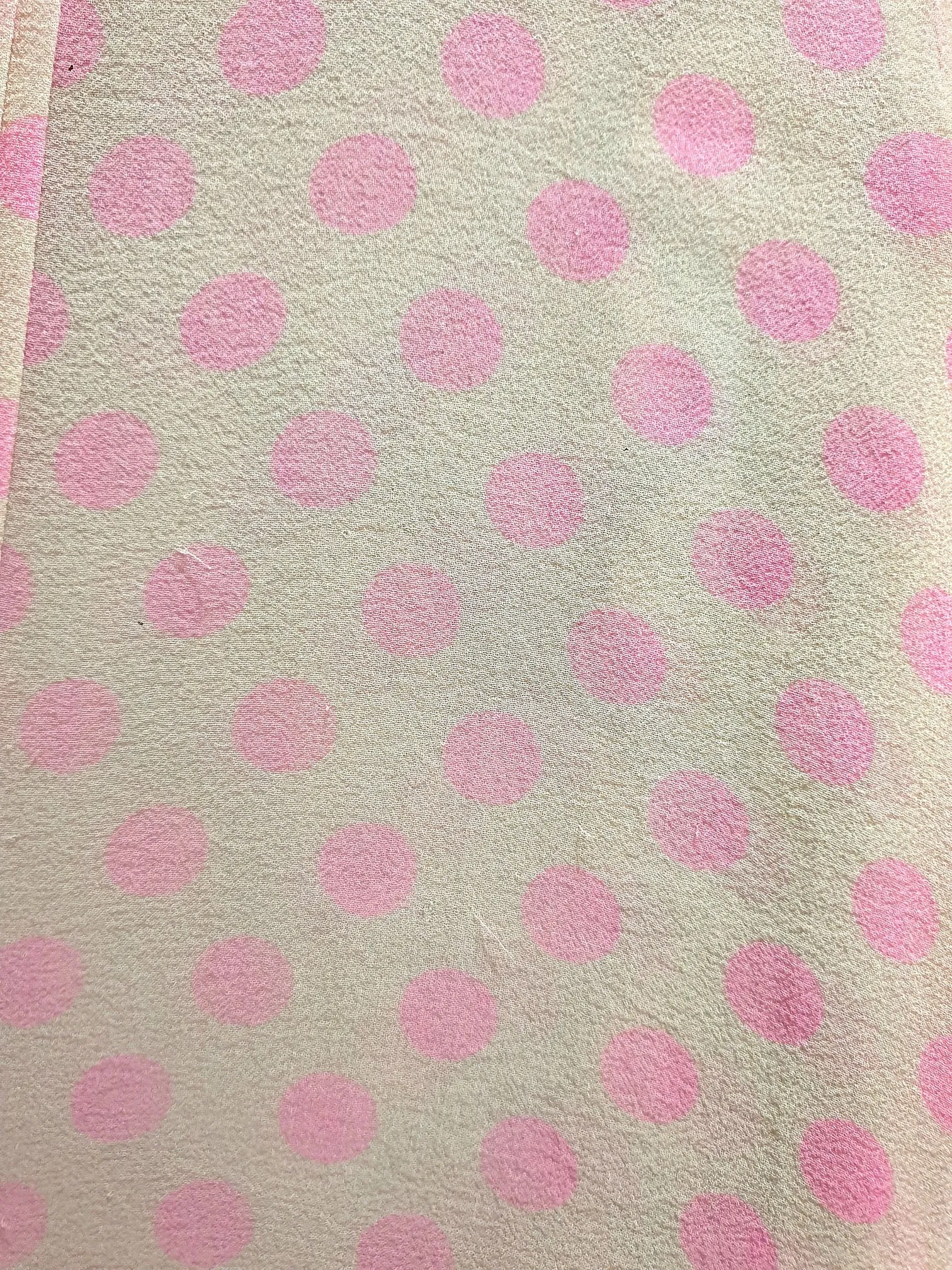 Gorman pink silk polka dot top size 10