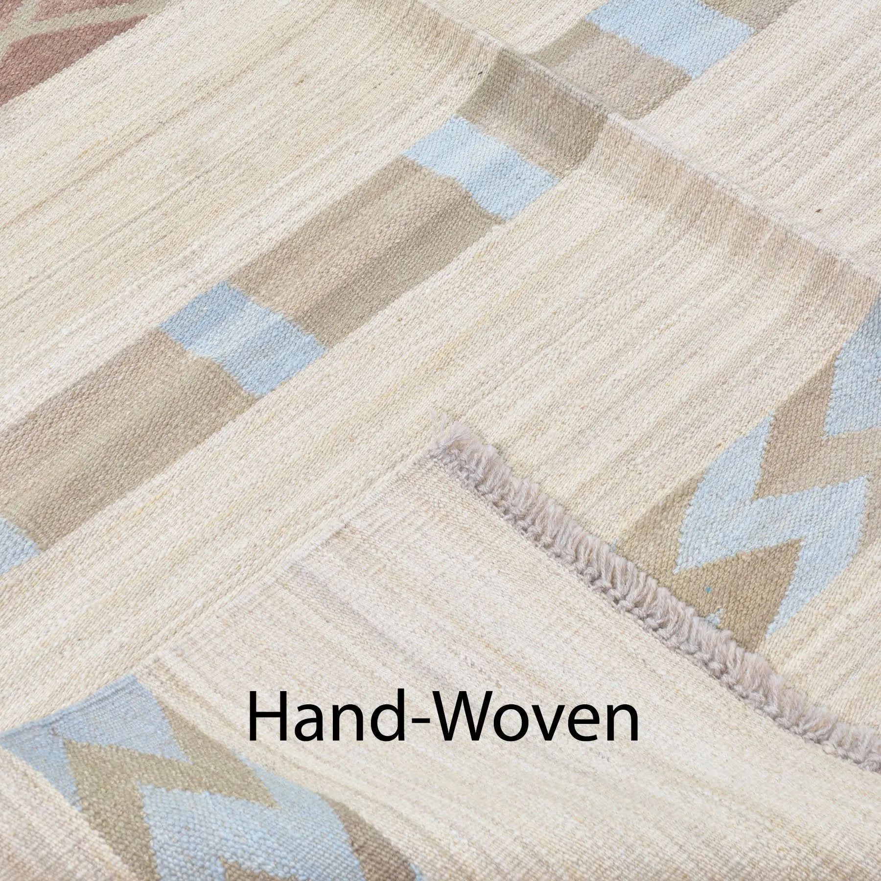 Hand-Woven Southwestern Reversible Kilim Wool Rug (Size 5.0 X 7.10) Brrsf-6183