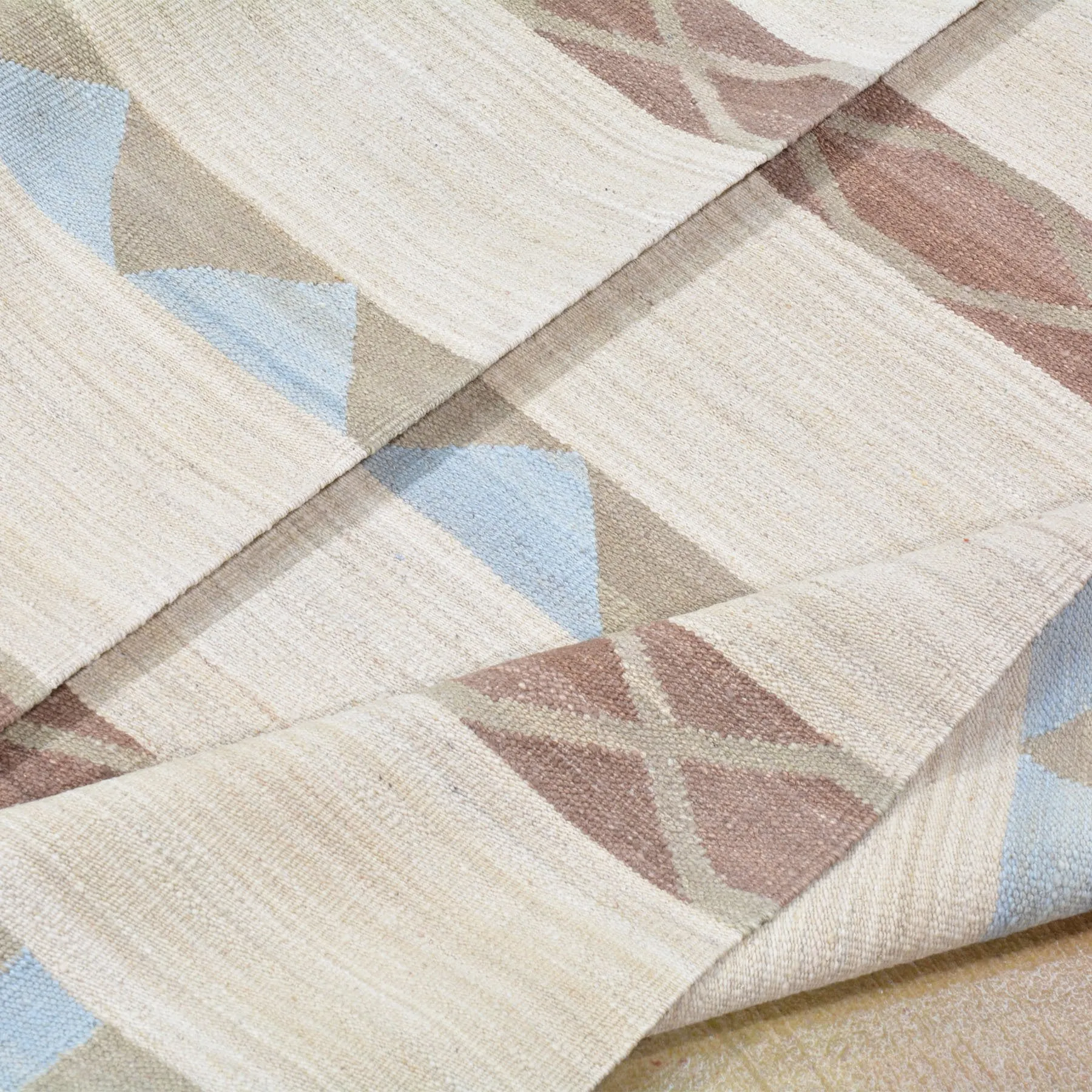 Hand-Woven Southwestern Reversible Kilim Wool Rug (Size 5.0 X 7.10) Brrsf-6183