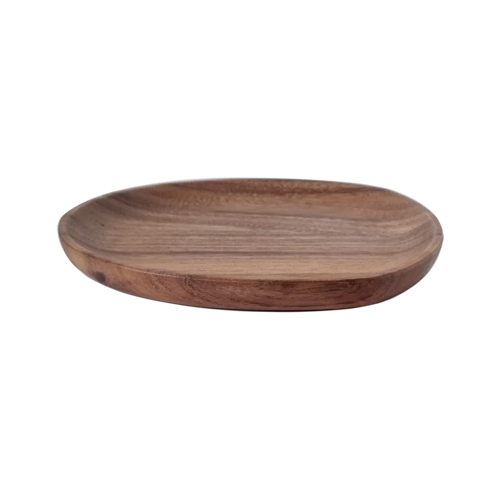 Hard Wood Snack Plate - Small