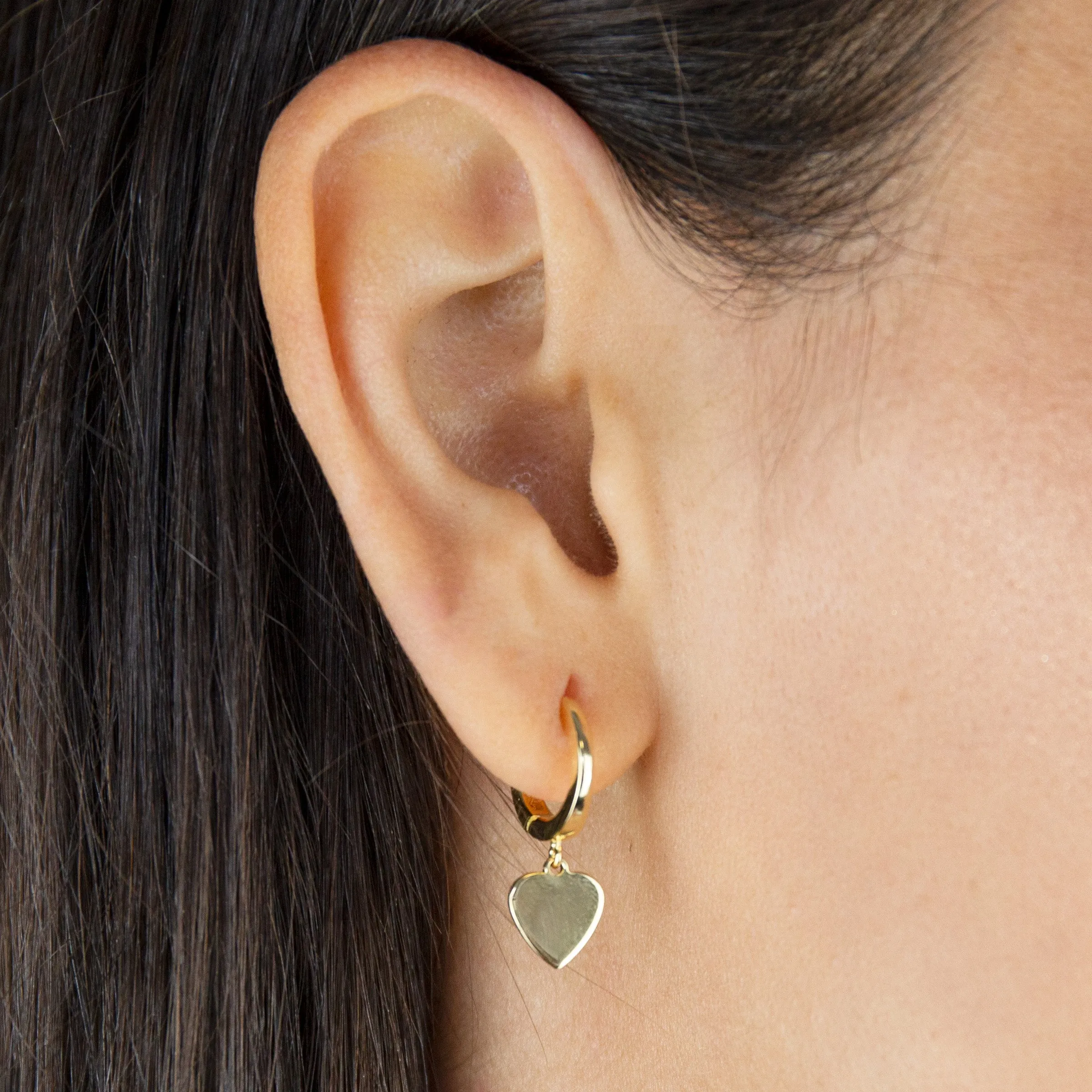 Heart Huggie Earring