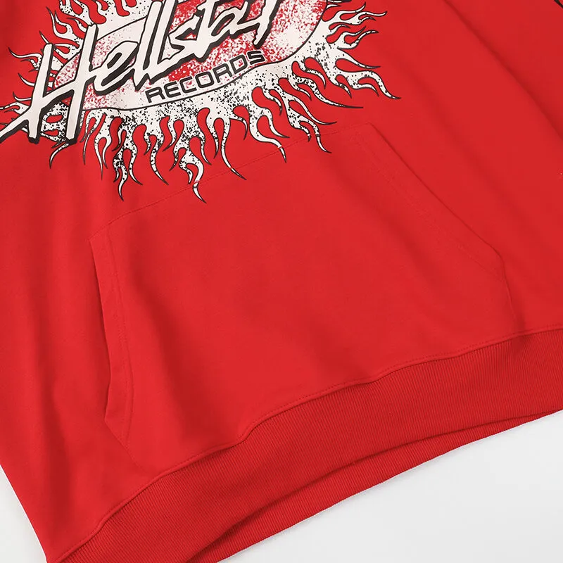 Hellstar Studios Records Hoodie Red