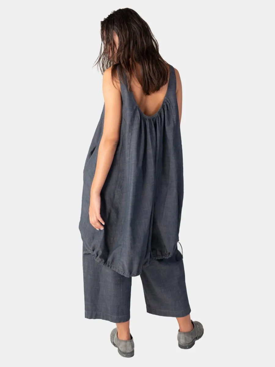 Hi Lo Drawstring Hem Tunic