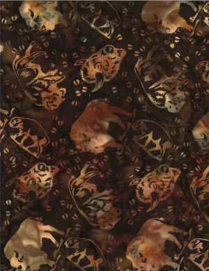 Hoffman Fabrics Bourbon Bison Buffalo Batik Fabric S2352-572-Bourbon