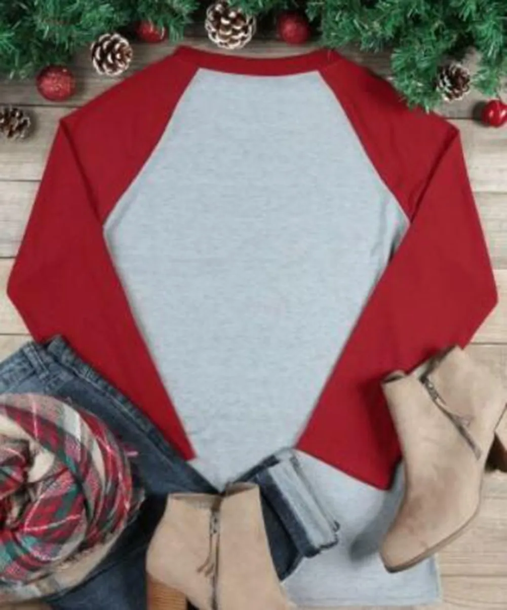 I'm The Sassy Elf Raglan Tee