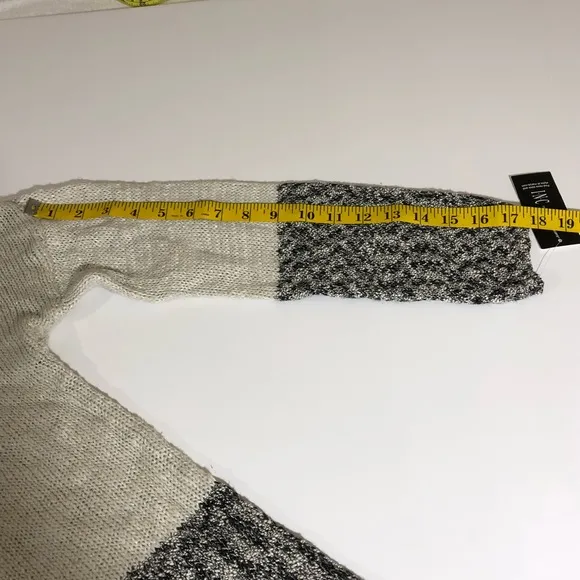 Inc Colorblock Asymmetric Sweater XL