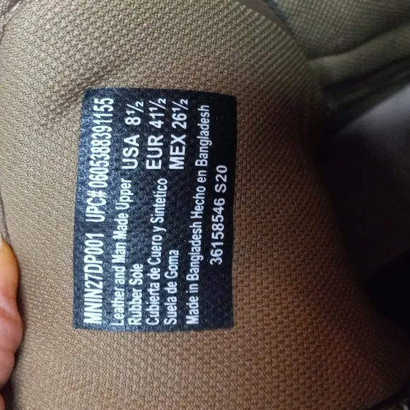 Interceptor Frontier Men's Suede Leather Tan Boot Size 8.5