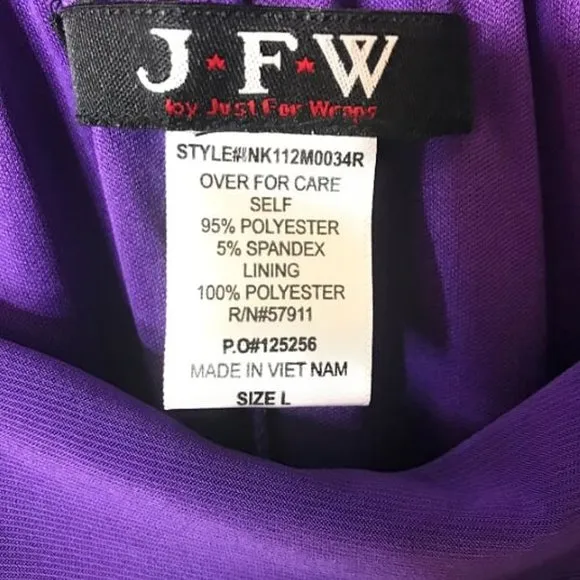 JFW V Neck Tie Front Dress