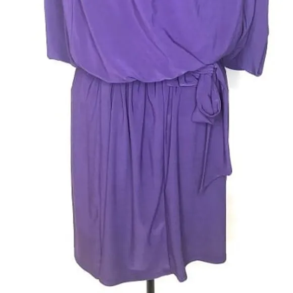 JFW V Neck Tie Front Dress