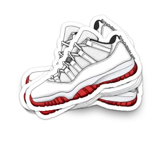 Jordan 11 Low "Red Bottom" Sneaker Sticker