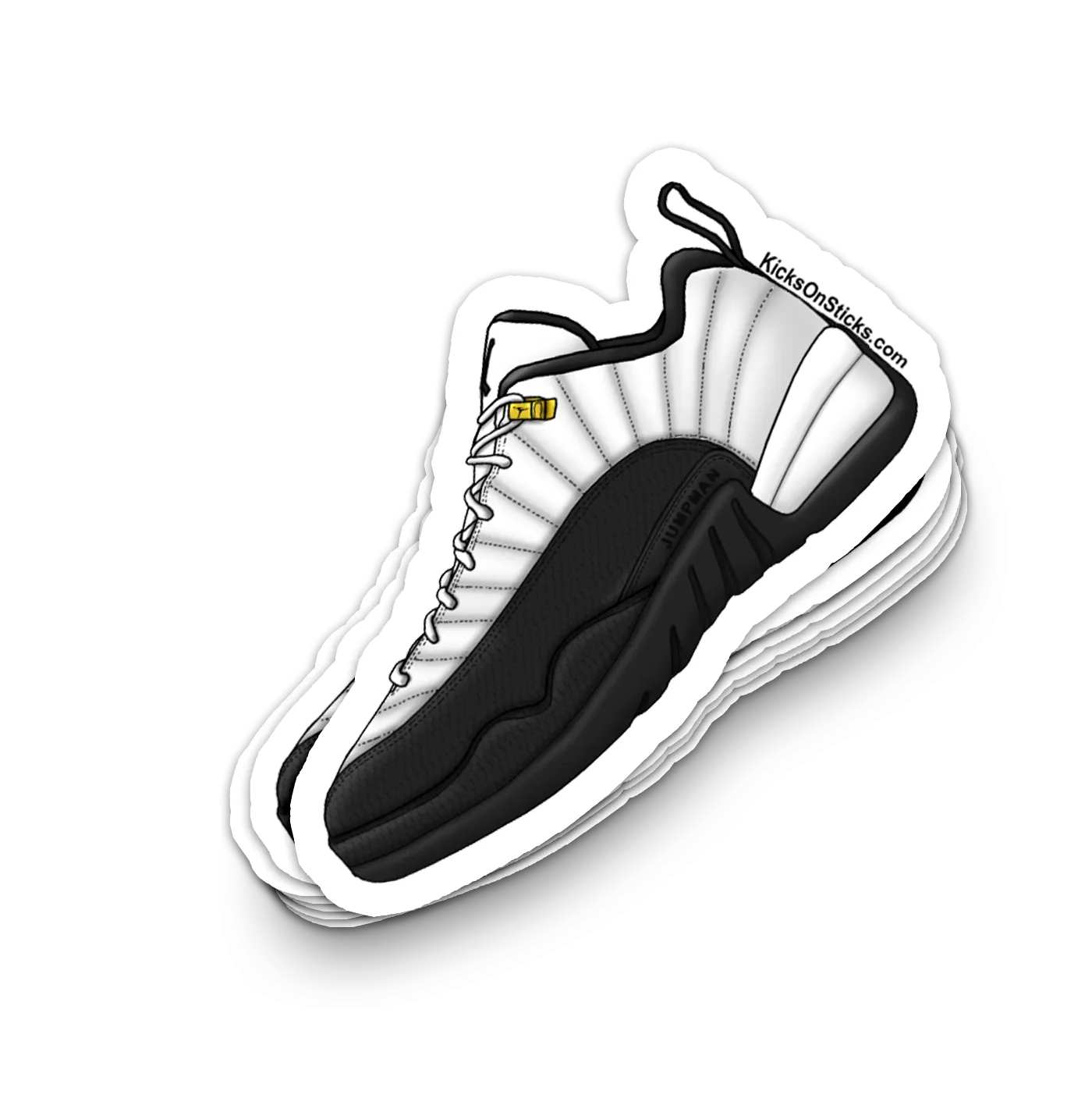 Jordan 12 Low 'Taxi" Sneaker Sticker