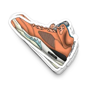 Jordan 5 "Khaled Crimson Bliss" Sneaker Sticker