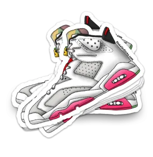 Jordan 6 "Hare" Sneaker Sticker