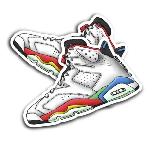 Jordan 6 "Olympic Beijing" Sneaker Sticker