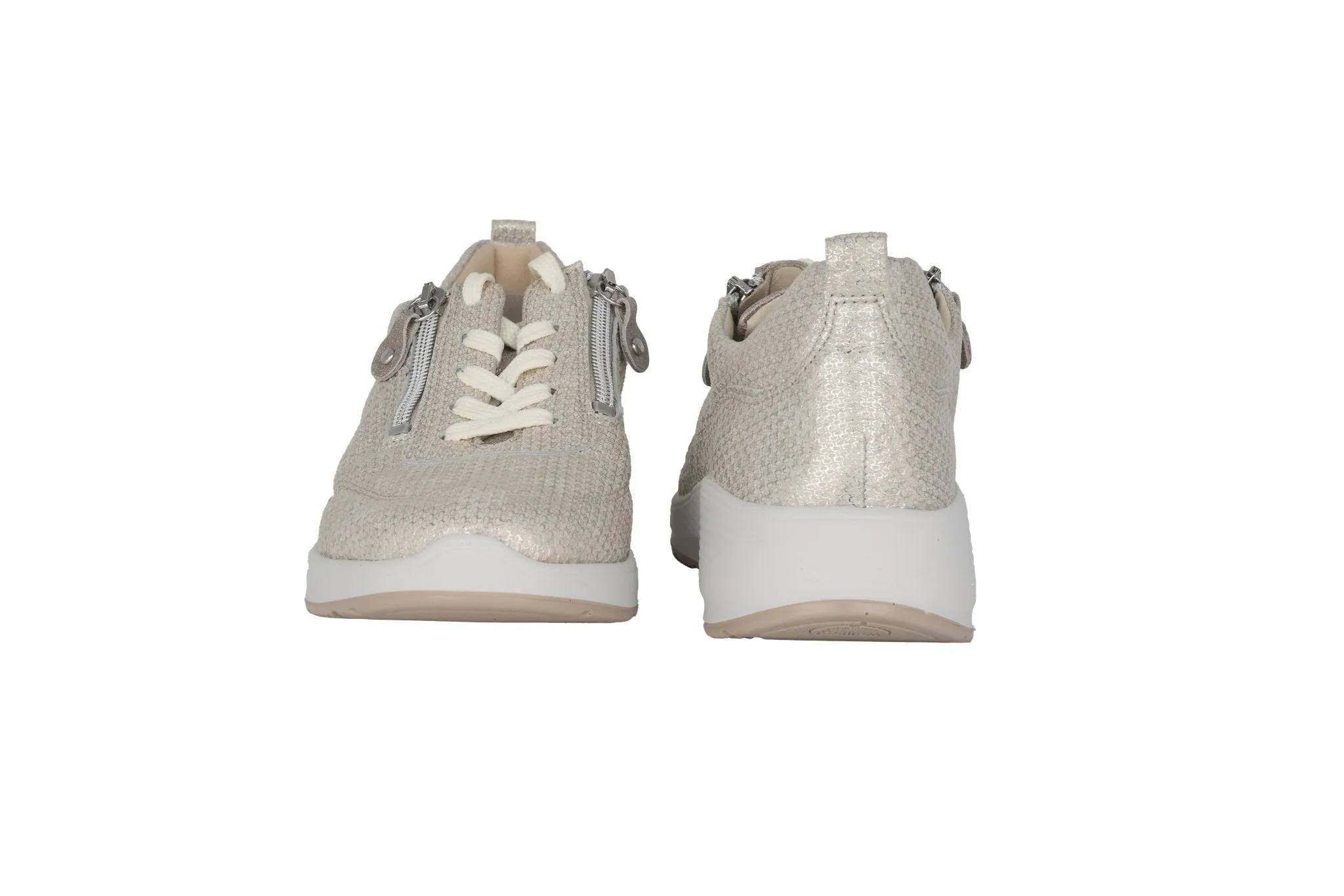 'Kalea' women's very wide fit (K) sneakers - silver