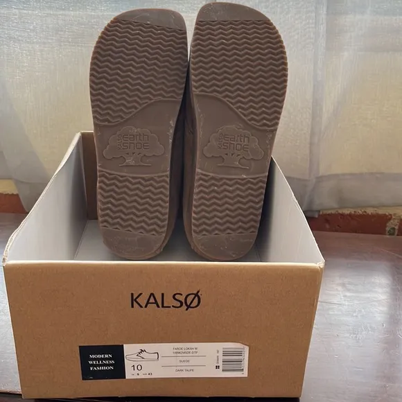 Kalso size 10 Dark Taupe Suede Shoes “FAROE LOKAH M”