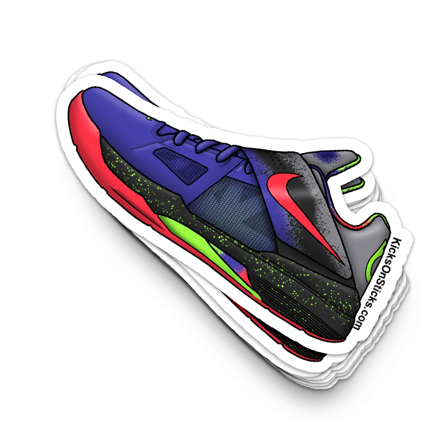 KD 4 "Nerf" Sneaker Sticker