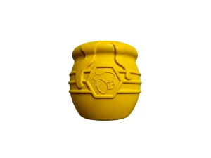 Large Honey Pot Durable Rubber Treat Dispenser & Enrichment Toy