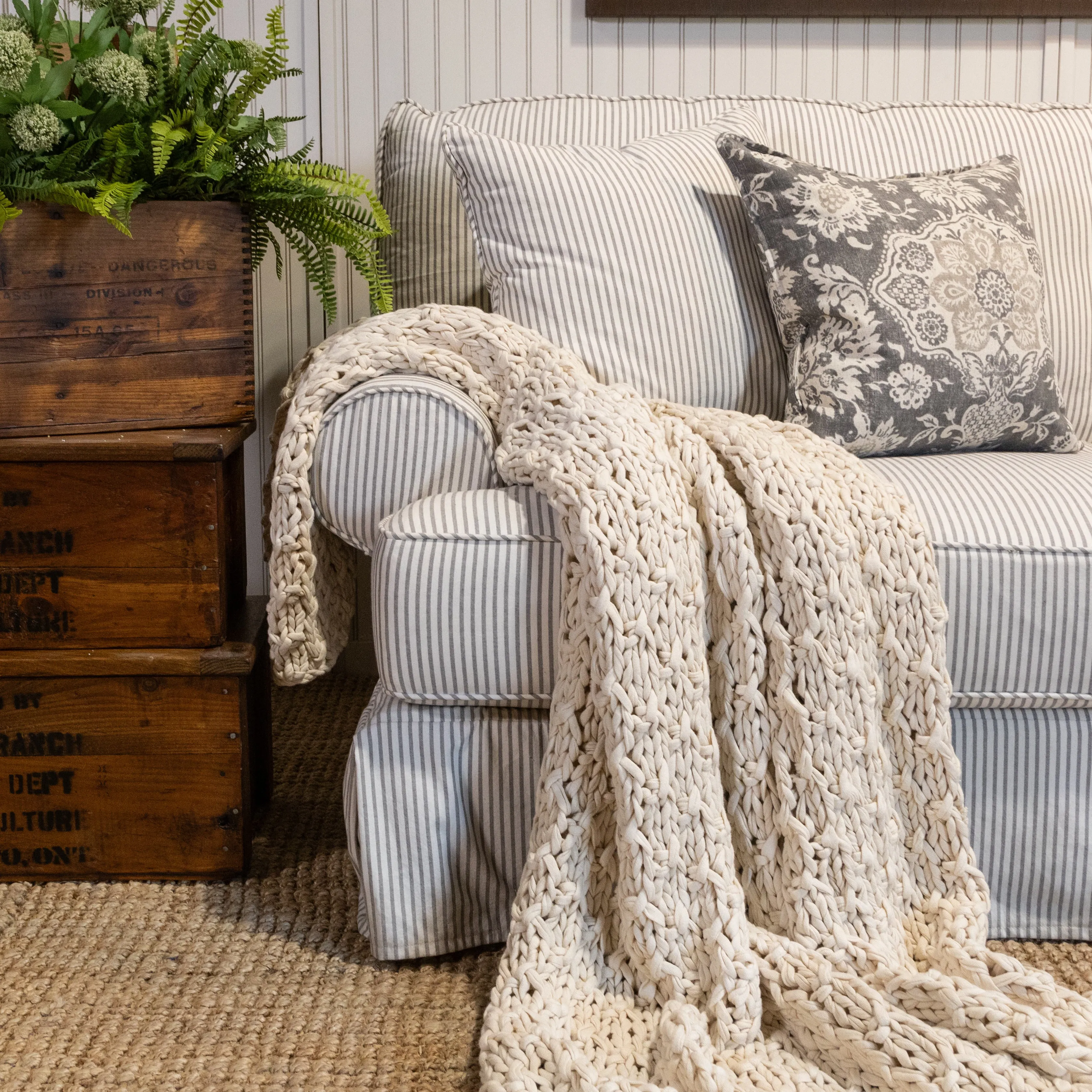 Laurel Slipcovered Sofa