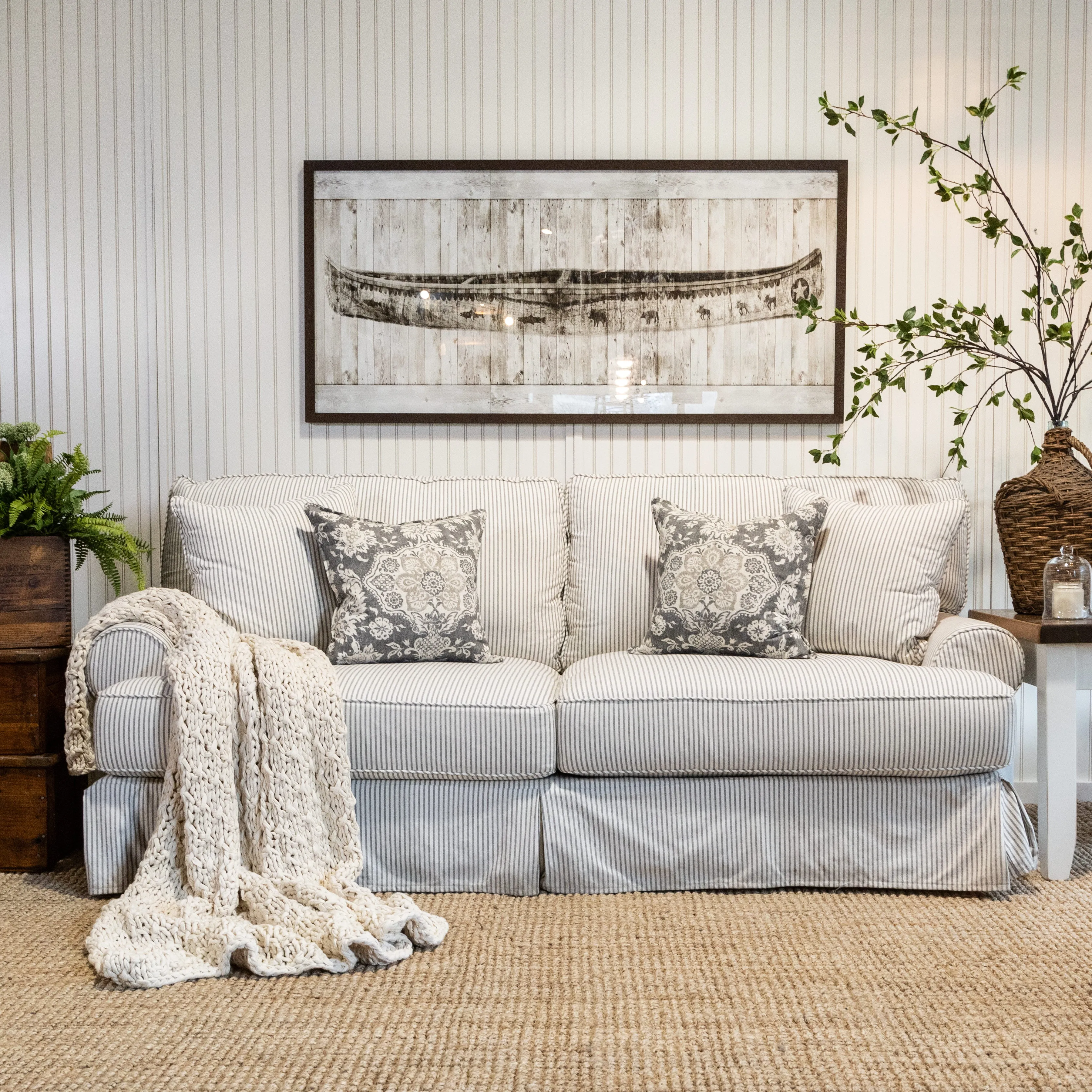 Laurel Slipcovered Sofa