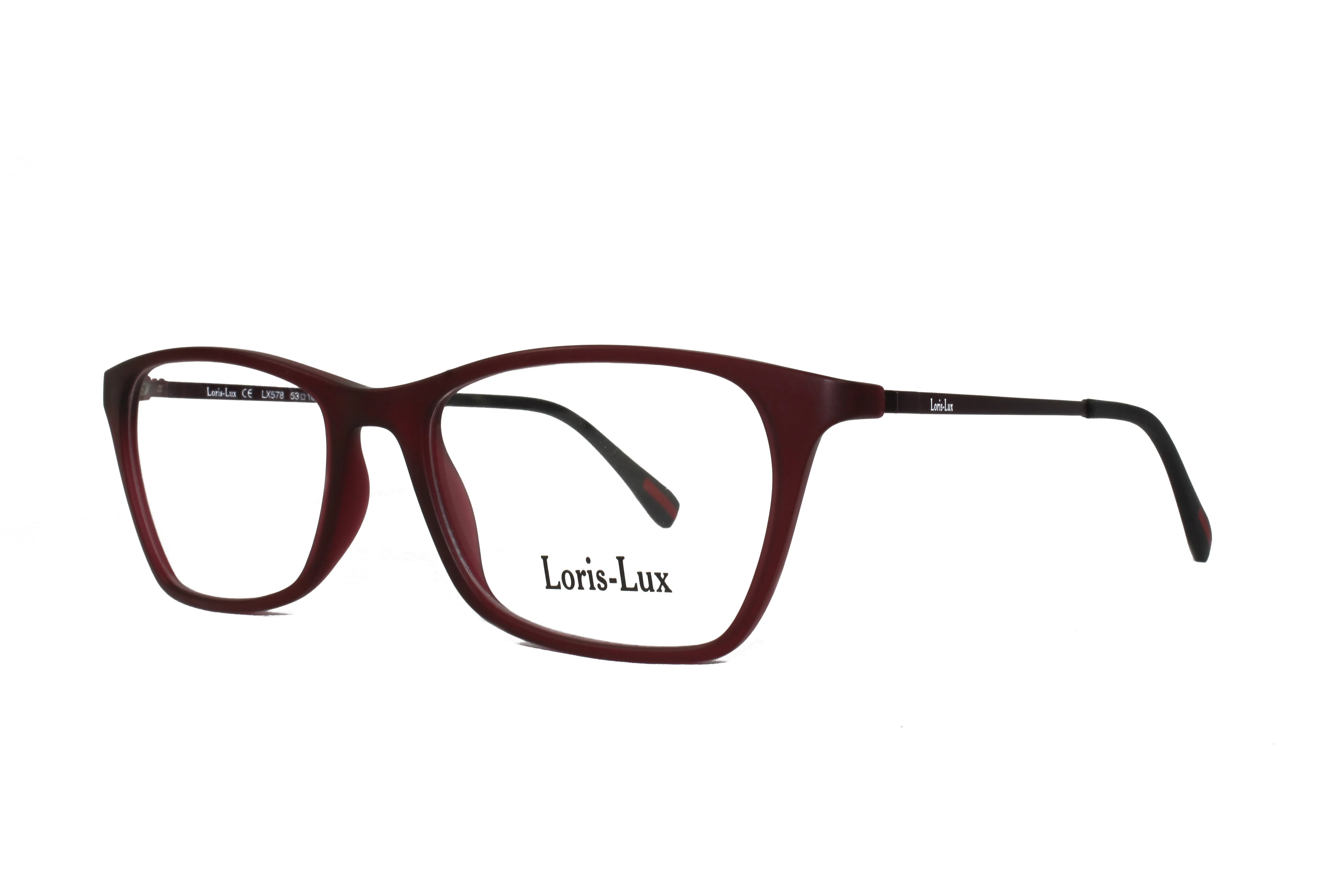 Loris Lux Women's Unbreakable Flexible Bendable Rectangle TR90 Material Eyeglasses, LUX Women-578