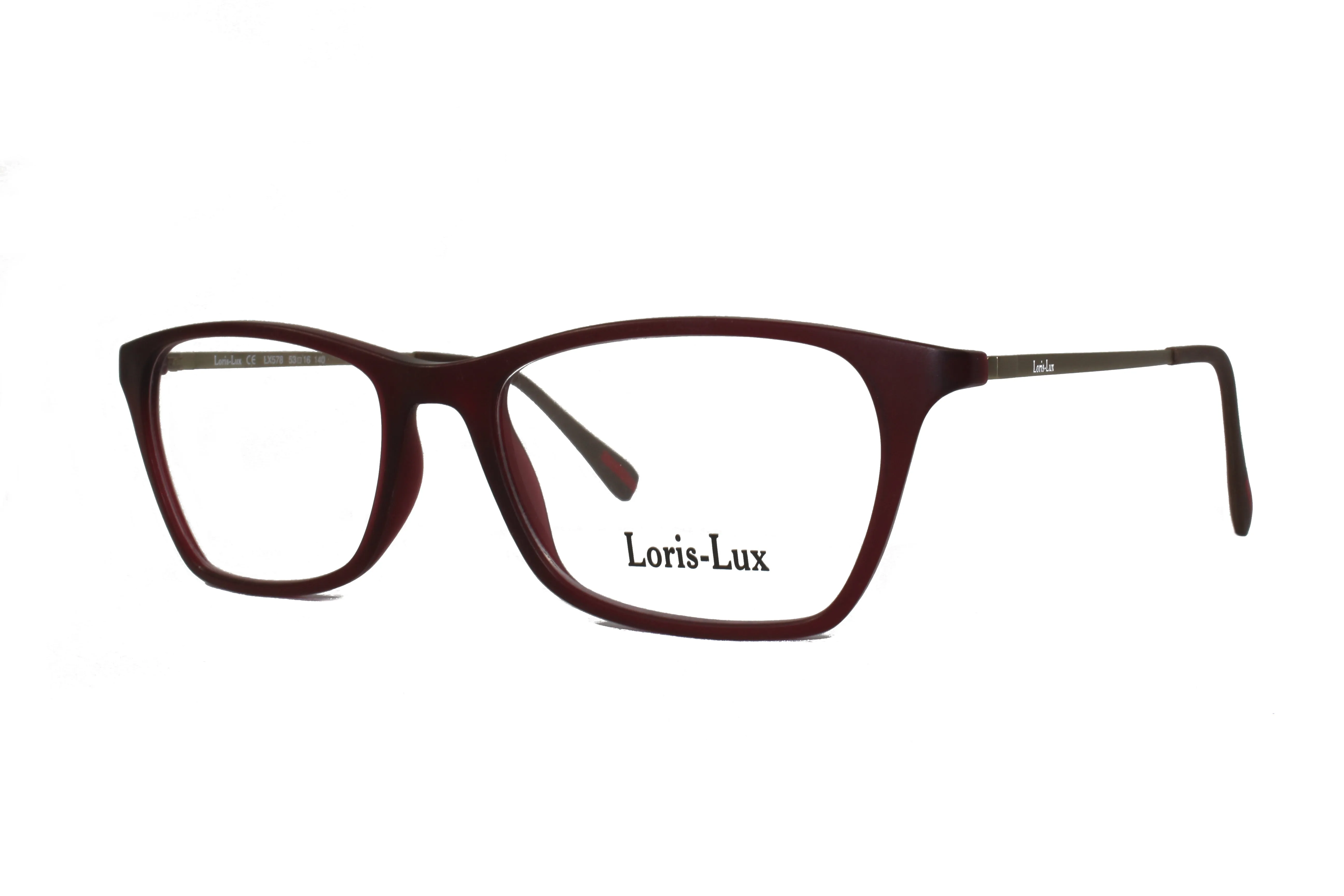 Loris Lux Women's Unbreakable Flexible Bendable Rectangle TR90 Material Eyeglasses, LUX Women-578