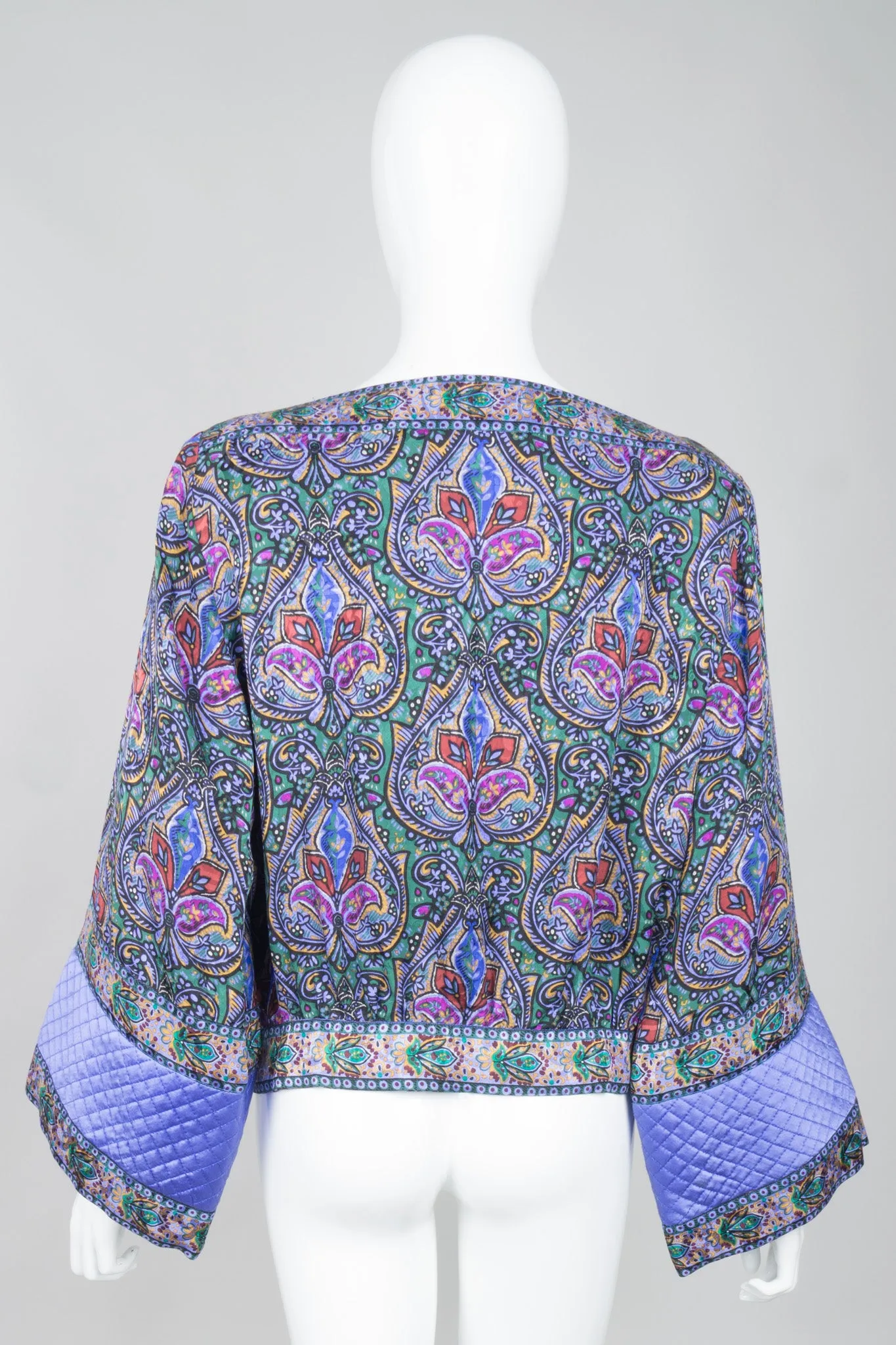 Lotus Print Blouse & Skirt Set