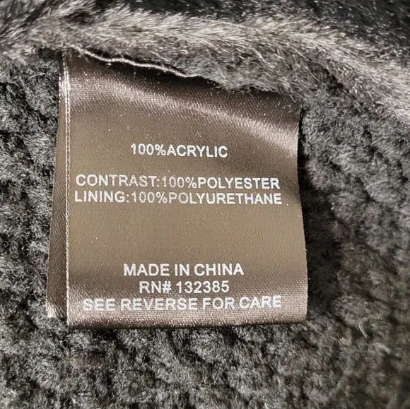 Love Token mix media open vest