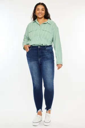 Lucero High Rise Ankle Skinny Jeans (Plus Size)