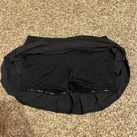 Lululemon Black Pace Setter Skirt