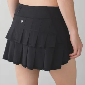 Lululemon Black Pace Setter Skirt