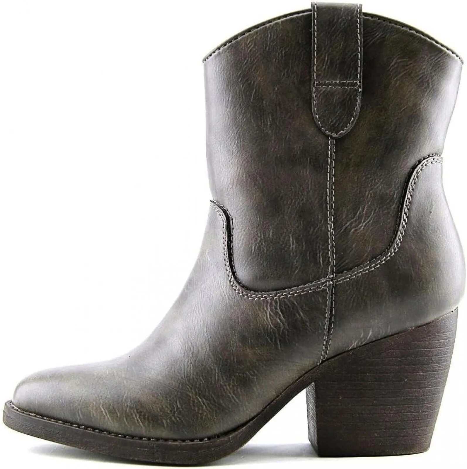 Madden Girl Ramz Women Western Booties 2495380 Gray 6.5M