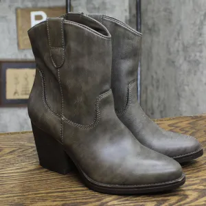 Madden Girl Ramz Women Western Booties 2495380 Gray 6.5M