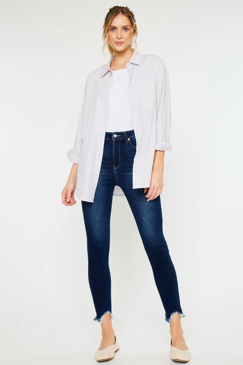 Maria High Rise Ankle Skinny Jeans
