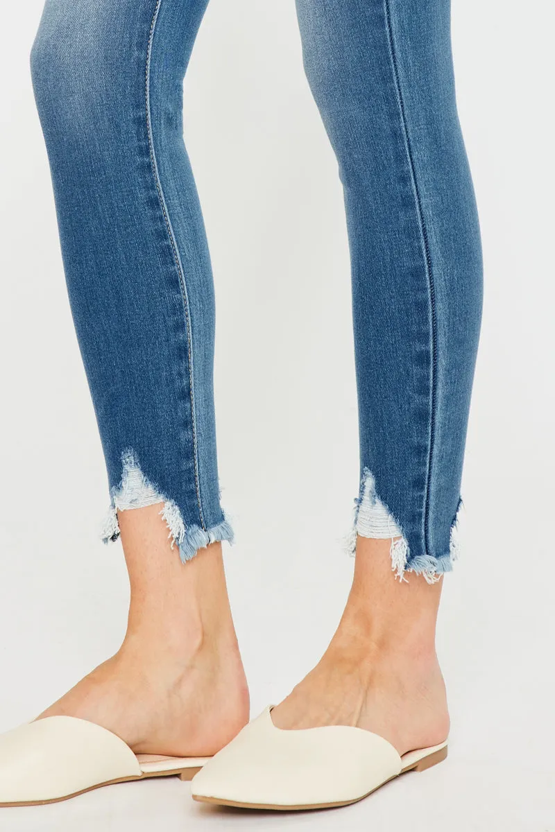 Maria High Rise Ankle Skinny Jeans