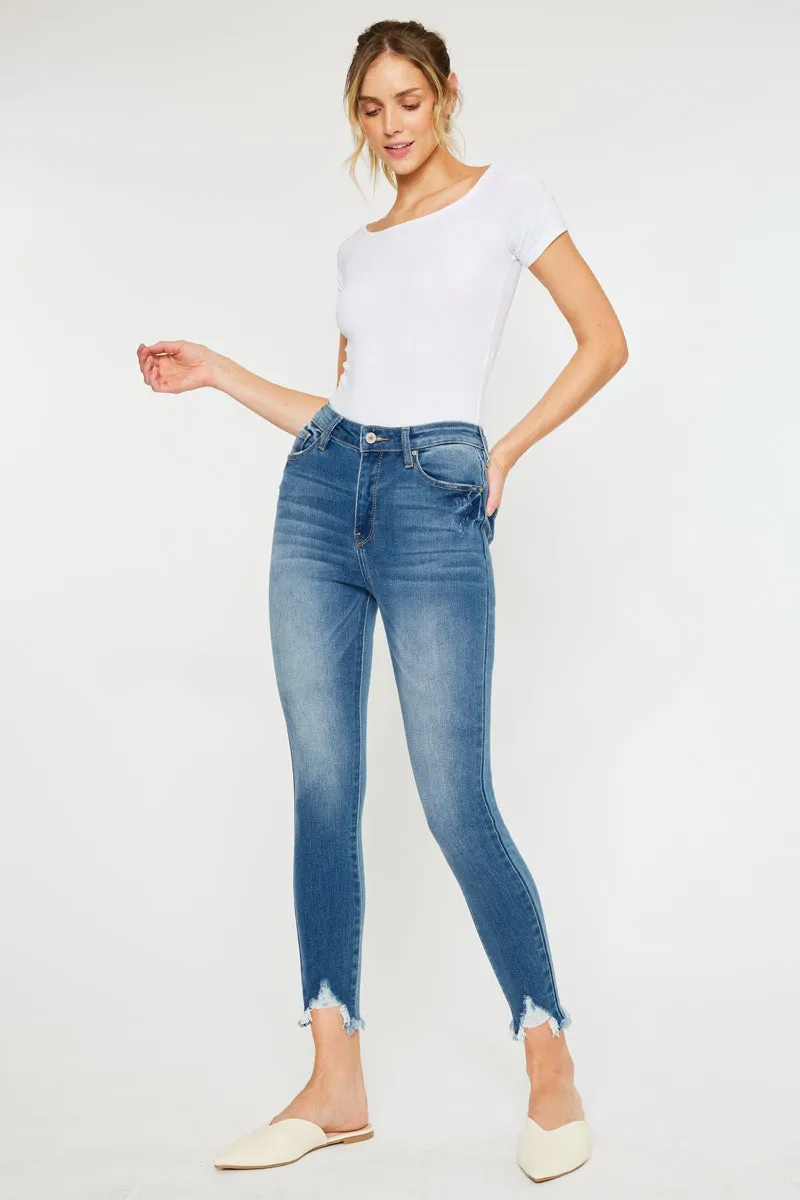 Maria High Rise Ankle Skinny Jeans