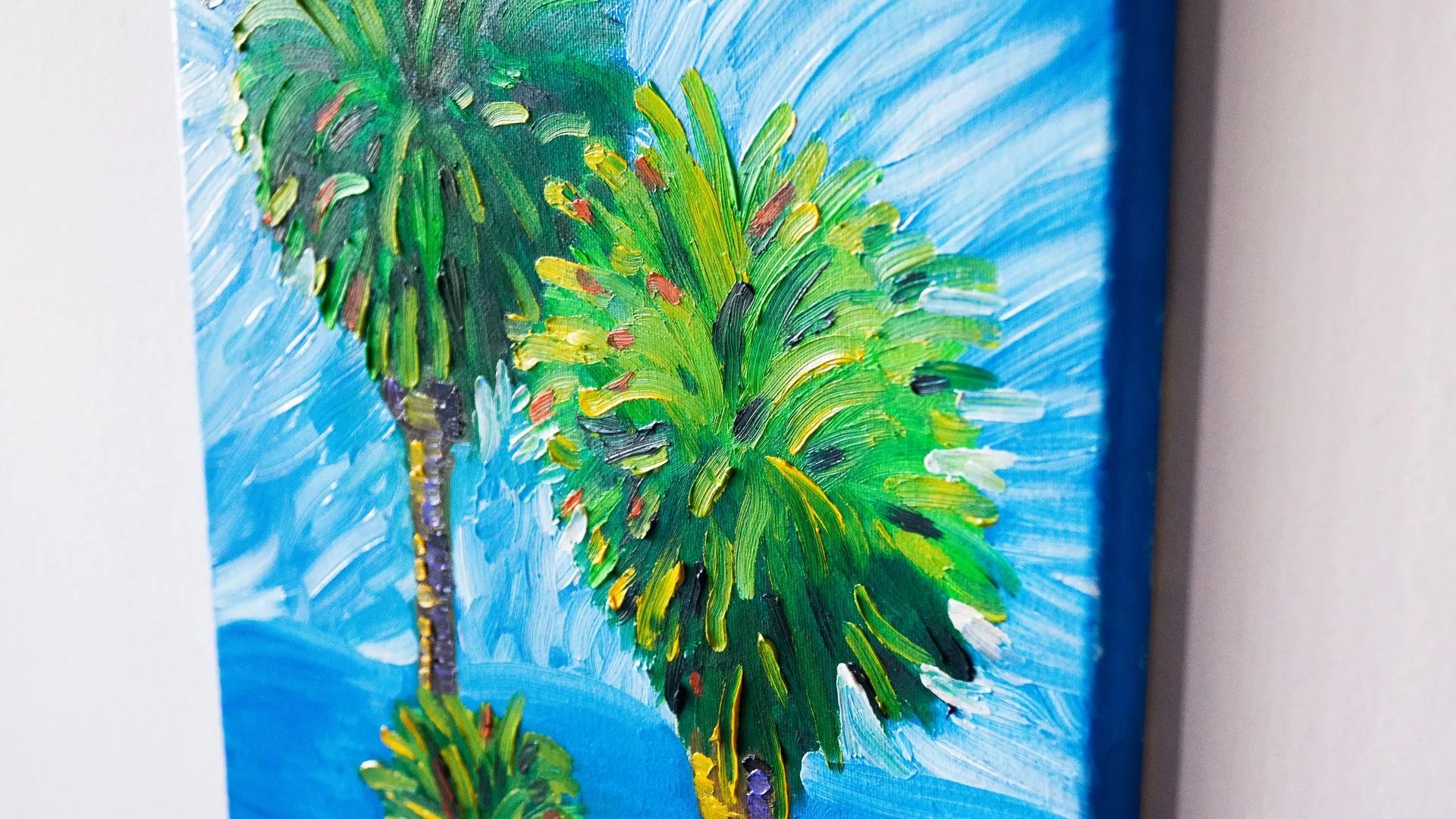 MCG L.A. Palm Trees Painting