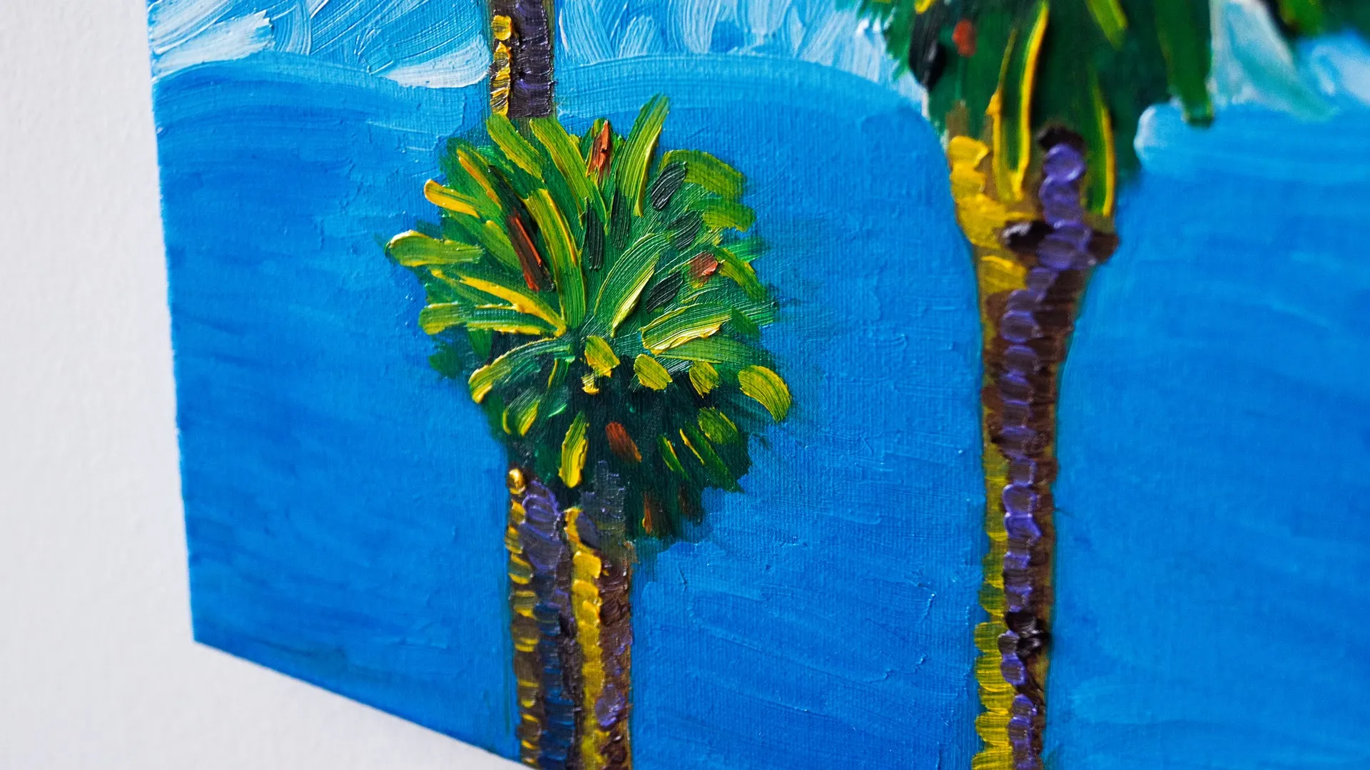 MCG L.A. Palm Trees Painting