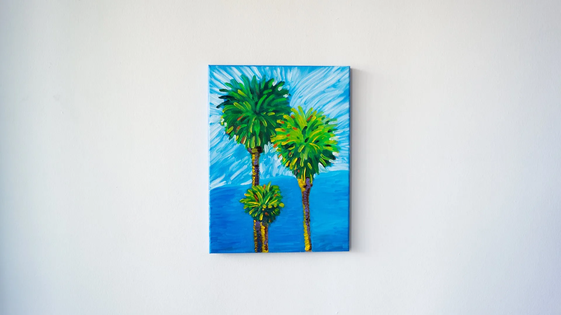 MCG L.A. Palm Trees Painting