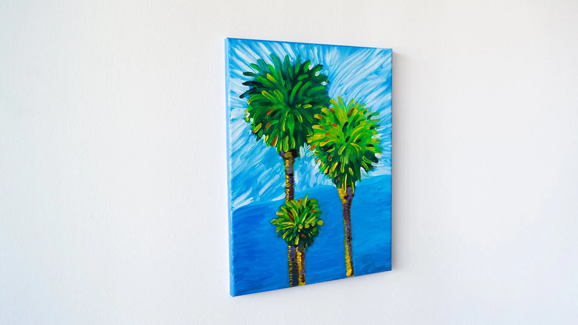 MCG L.A. Palm Trees Painting