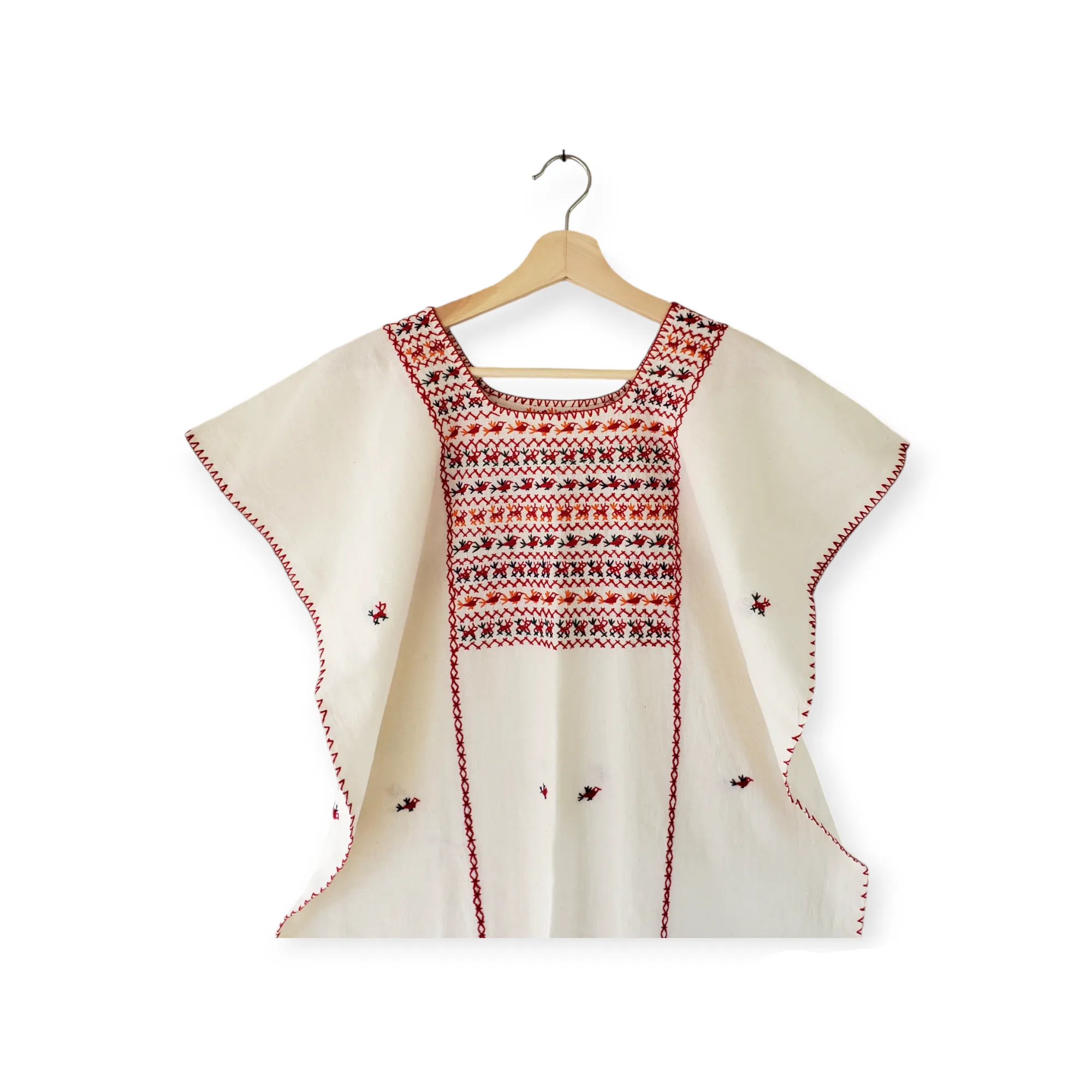 Mexican Amuzgo Huipil Dress Handmade in Oaxaca Mexico