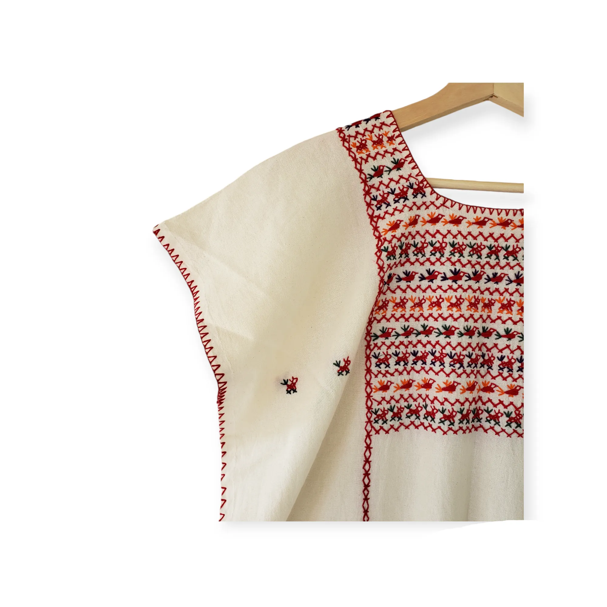 Mexican Amuzgo Huipil Dress Handmade in Oaxaca Mexico